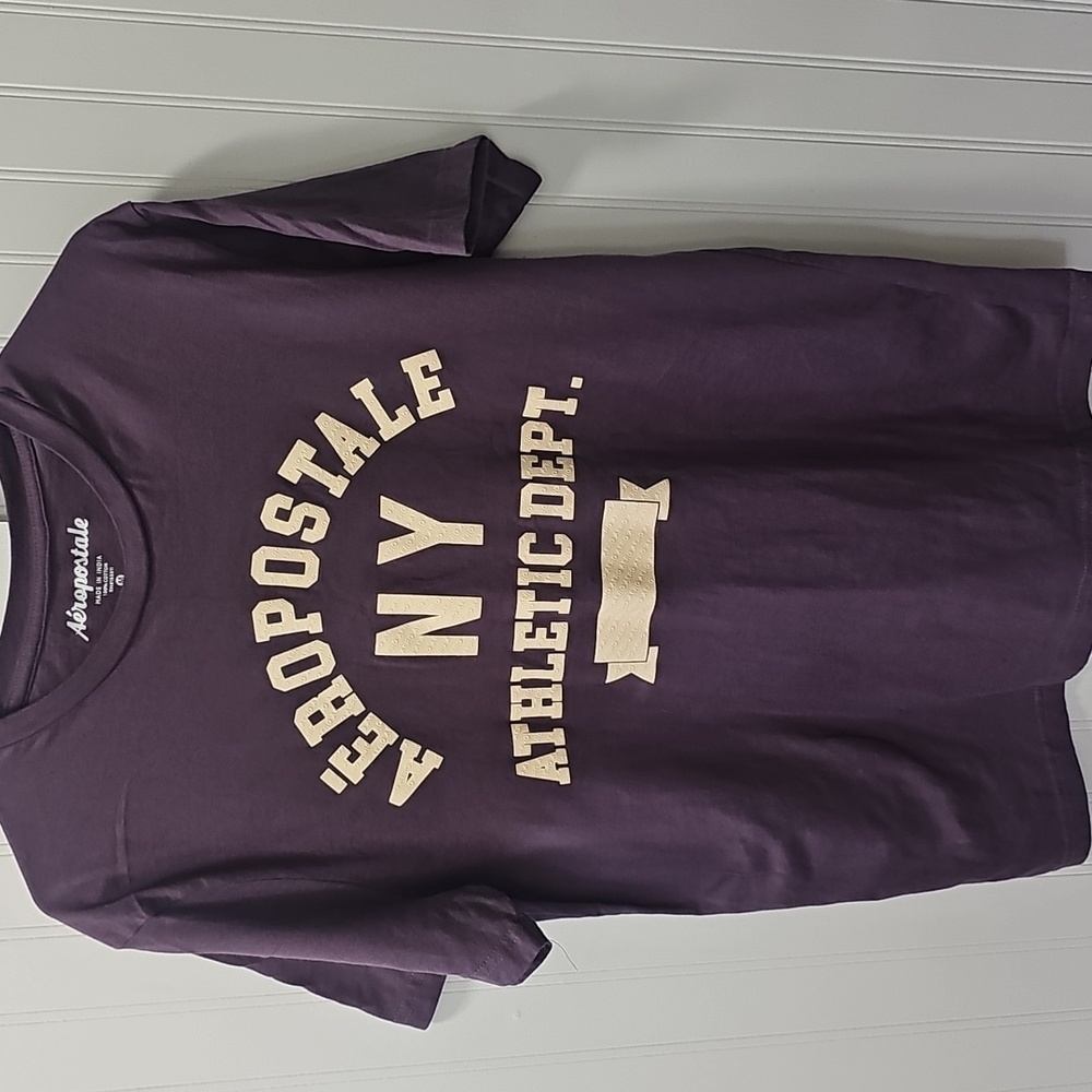 Aeropostale Men's Purple Athletic Tee
